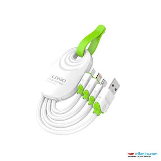 LDNIO LC95 3IN 1 FAST CHARGING CABLE (6M)